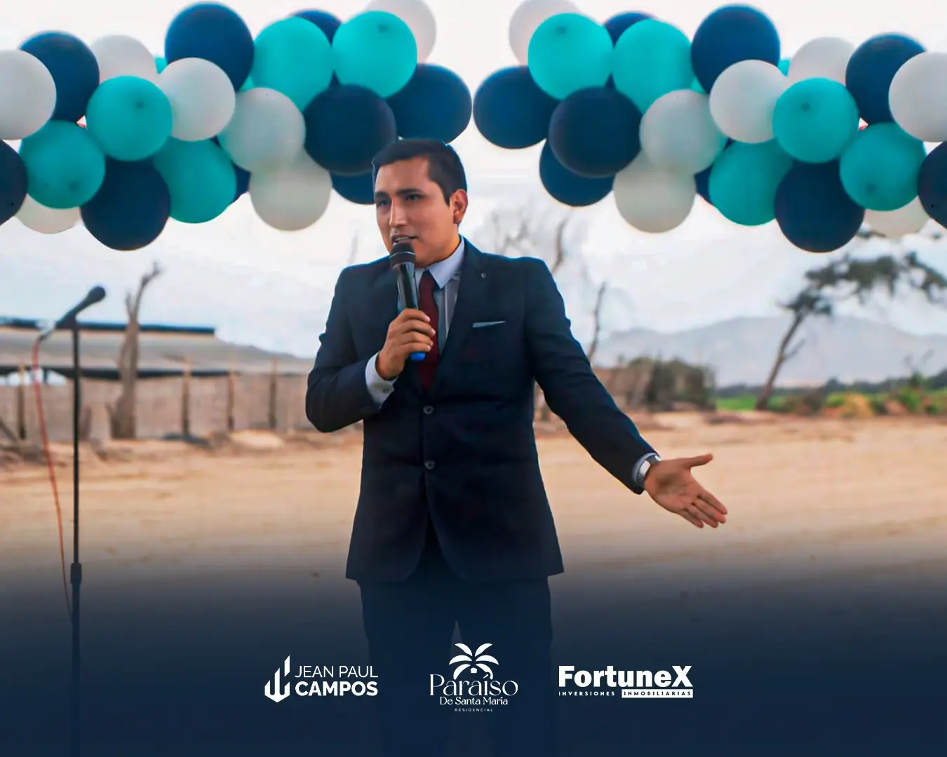 JeanPaul Campos conectando con su comunidad en un evento de Fortunex