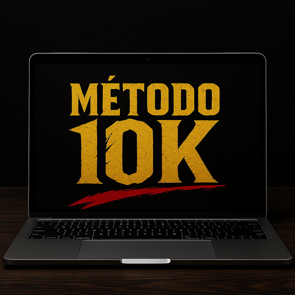 Método 10K en un laptop